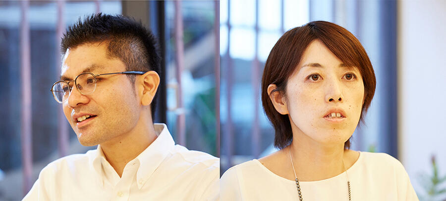 成瀬・猪熊建築設計事務所の建築家：成瀬友梨氏（右）と猪熊純氏（左）