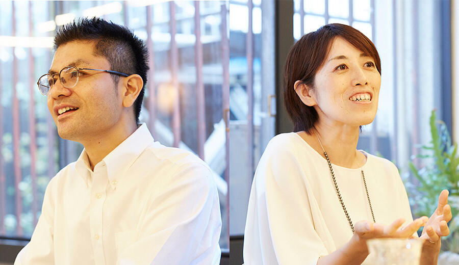 成瀬・猪熊建築設計事務所の建築家：成瀬友梨氏（右）と猪熊純氏（左）