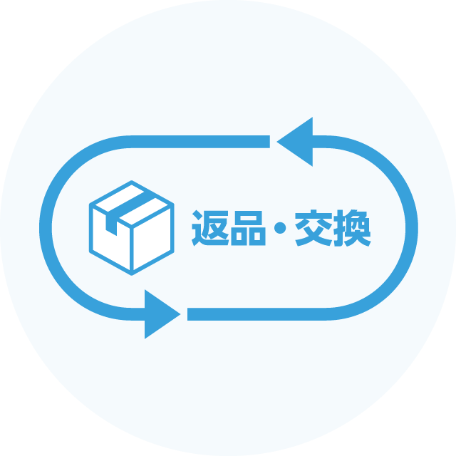 返品無料サービス※商品を誤って購入した場合や、想定と異なる商品が届いた場合、無料で返品いただけます。
