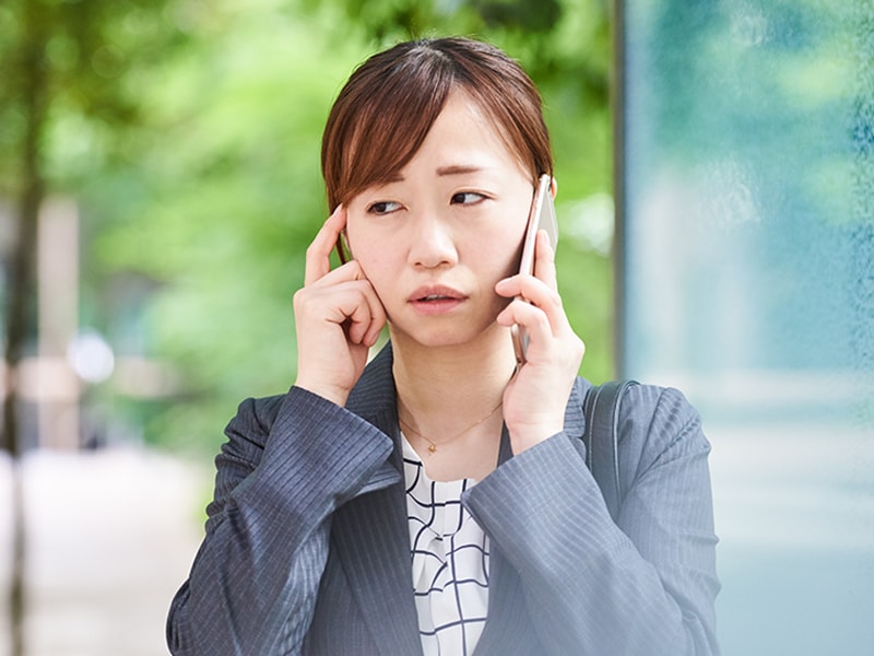 大切な場面で連絡がとれず業務が停滞