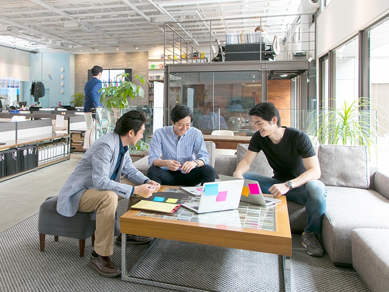社員の交流を生む空間の活用