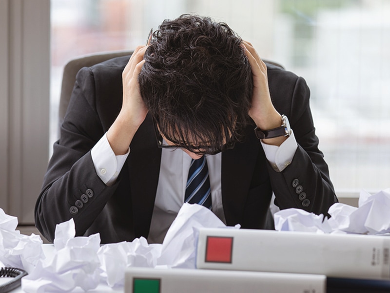 外回りの後もオフィスに戻って、日報入力やお客さま対応など、やることが多い