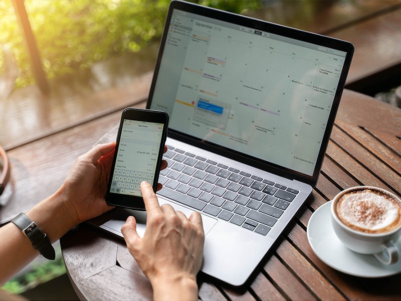 予定の調整もかんたん