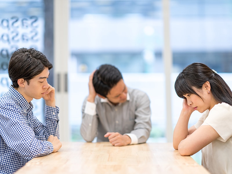 業務状況が把握できない