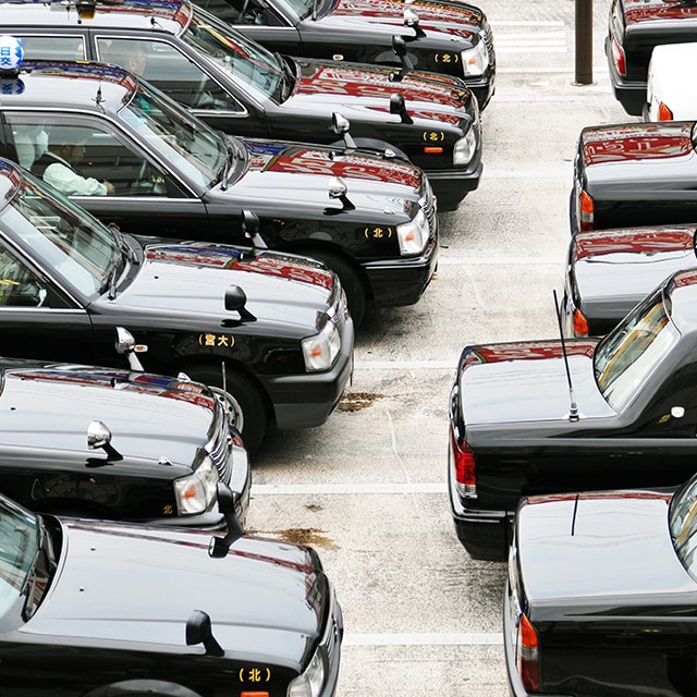 タクシー業界で